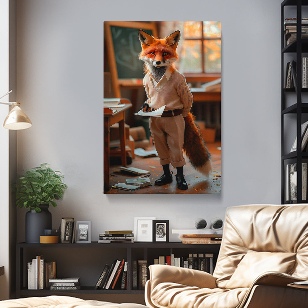 Teacher Fox Canvas Prints Artesty