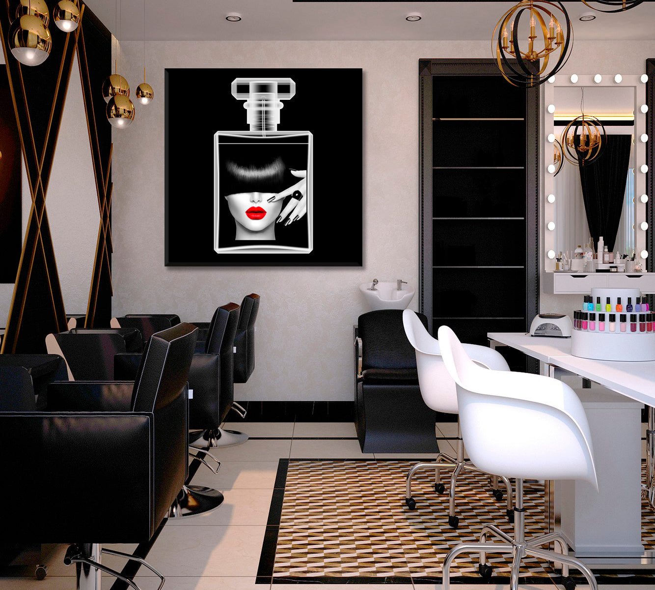 FRAGRANCE Perfume Aroma Beauty Salon Design Canvas Print Art – Artesty.com