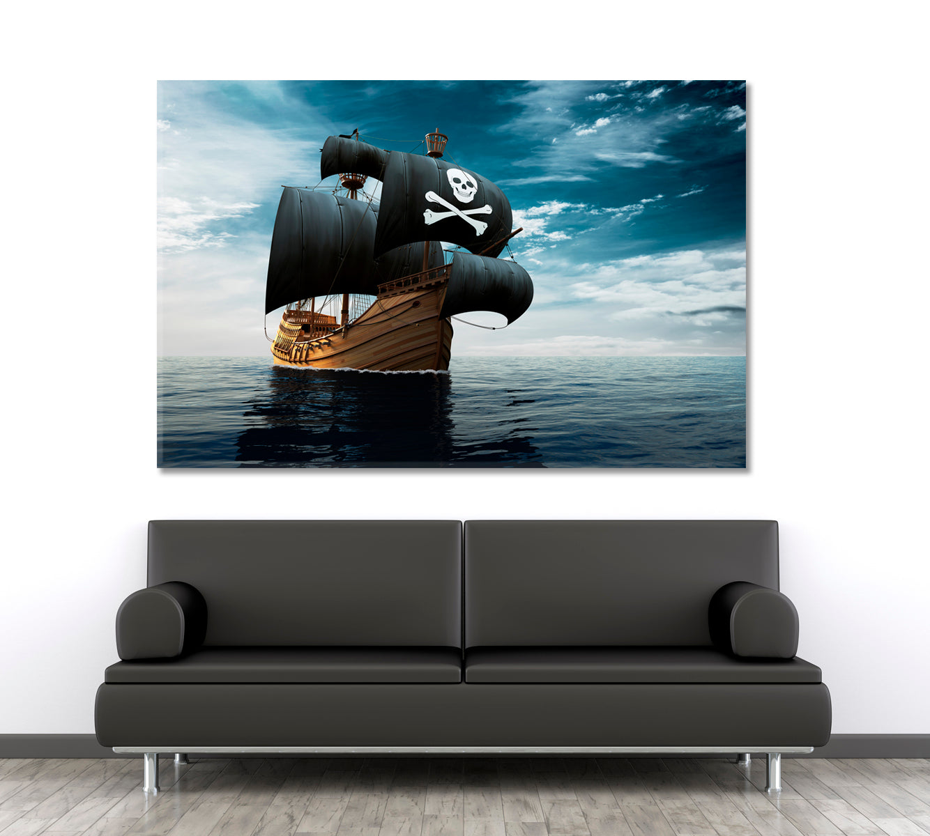 Pirate Ship Kids Room Canvas Art Print Artesty   