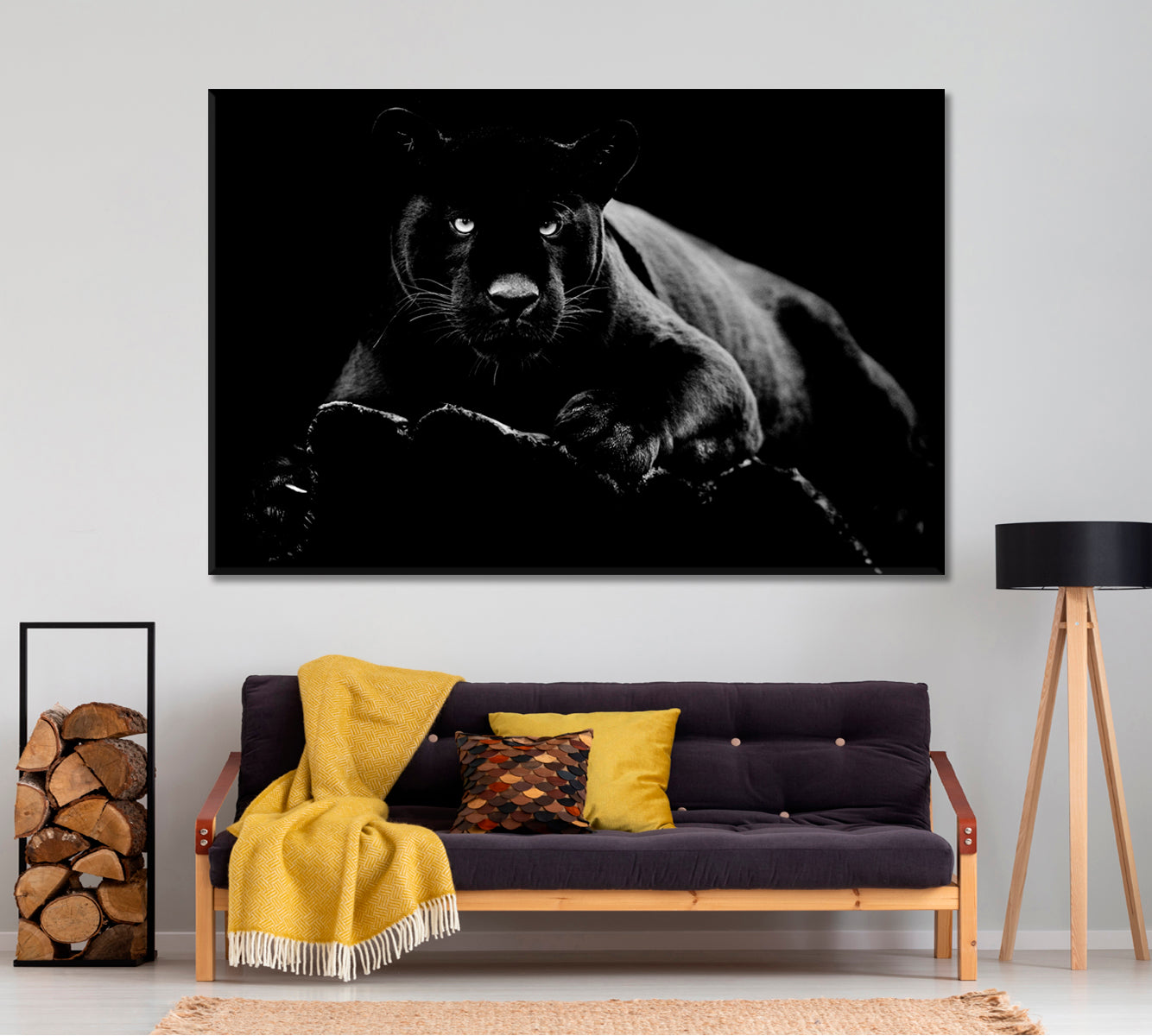 BEAUTIFUL BEAST Black Jaguar Animal World Animals Canvas Print Artesty   