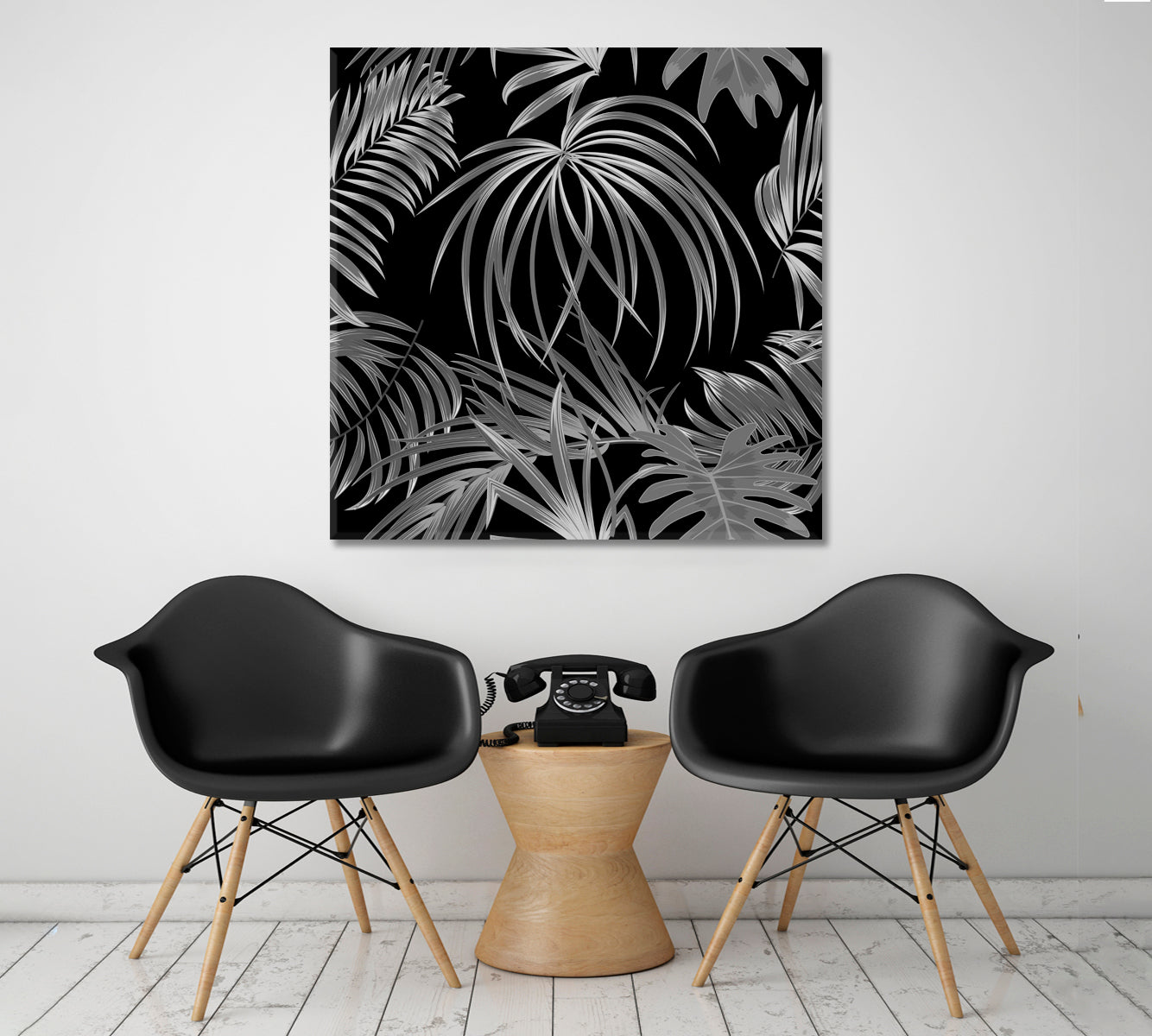 Tropical Jungle Palm Leaves Abstract Poster Tropical, Exotic Art Print Artesty   