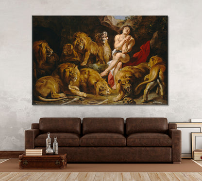 DANIEL in the LION'S DEN  Fine Art Flemish Painting Reproduction Sir Peter Paul Rubens Fine Art Artesty   