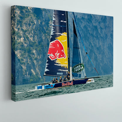 FLOTILLA Sailing Regatta Poster Transportation Canvas Art Artesty   