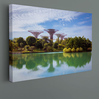 Supertree Grove Garden Singapore Landscape Cities Wall Art Artesty   