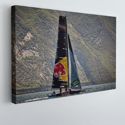 Sailing World Championship Poster Transportation Canvas Art Artesty 1 panel 24" x 16" 