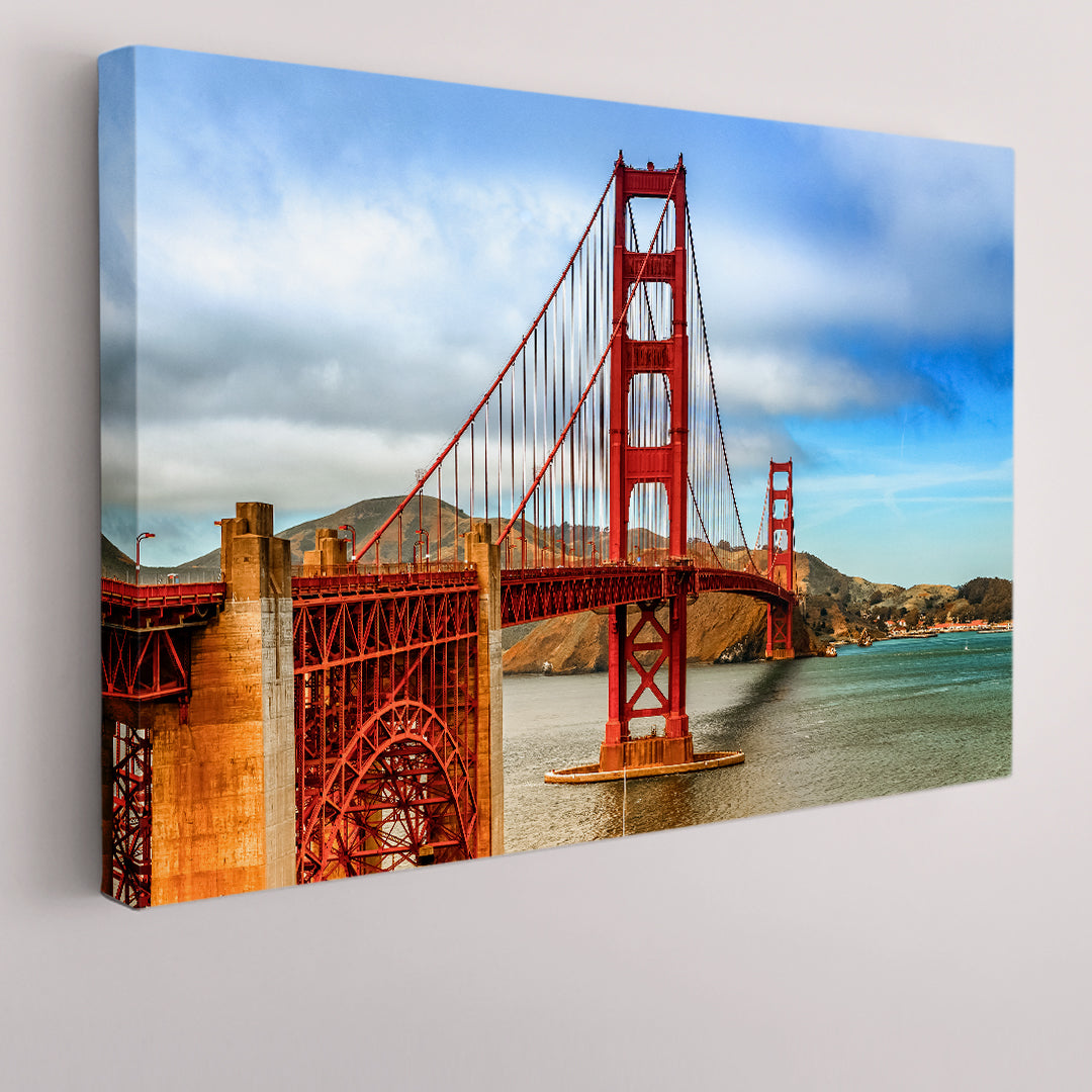 Famous Golden Gate Bridge San Francisco Poster Cities Wall Art Artesty   