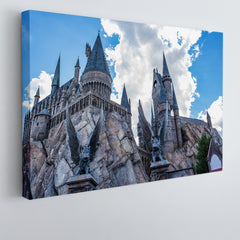 Harry Potter Universal's Islands of Adventure Orlando Florida Poster Famous Landmarks Artwork Print Artesty 1 panel 24" x 16" 