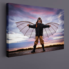 Pilot and Dreams of Flying Poster Photo Art Artesty 1 panel 24" x 16" 