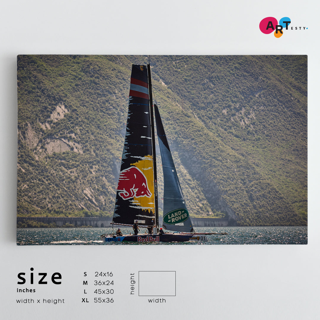 Sailing World Championship Poster Transportation Canvas Art Artesty   