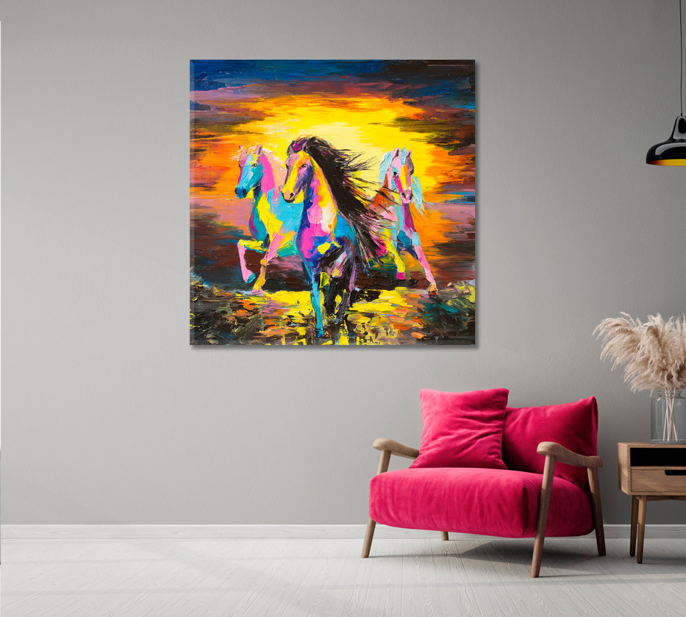 VIVID FINE ART Racing Horses Fine Art Artesty   