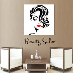 BEAUTY CONCEPT Hairstyle Women Face Beauty Salon Artwork Prints Artesty   