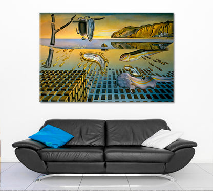 Salvador Dali Motives Surreal Abstract Modern Artwork Surreal Fantasy Large Art Print Décor Artesty 1 panel 24" x 16" 