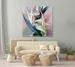ABSTRACT NATURALISM Nature Abstract Flowers | Square Abstract Art Print Artesty 1 Panel 12"x12" 
