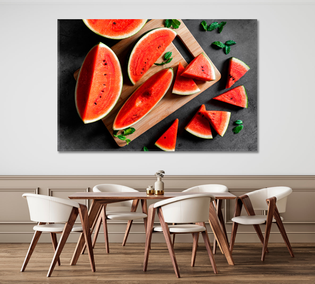 The Beauty of Watermelon Restaurant Modern Wall Art Artesty   