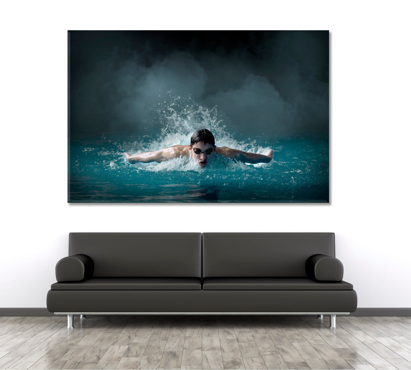 POWER Professional Swimmer Motivation Sport Poster Print Decor Artesty   