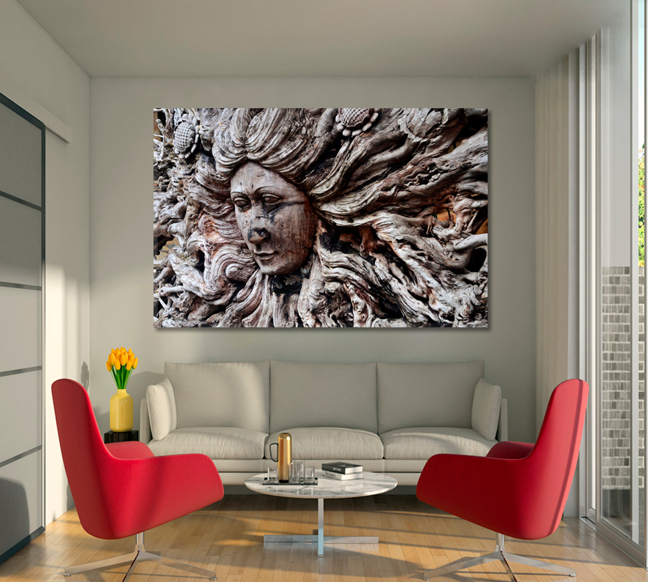 ROOT CARVING  Wood Amasing Nature Abstract Naturalism Art Abstract Art Print Artesty   