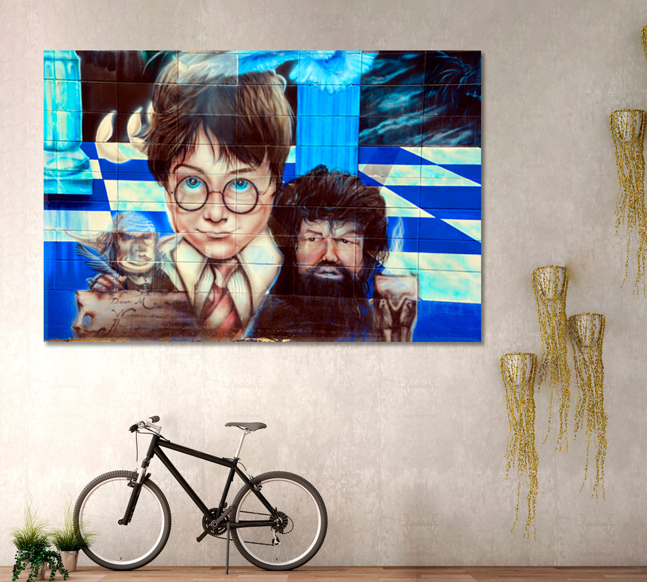 Harry Potter Street Art Montreal Canada Vibrant Graffiti Canvas Print Street Art Canvas Print Artesty   