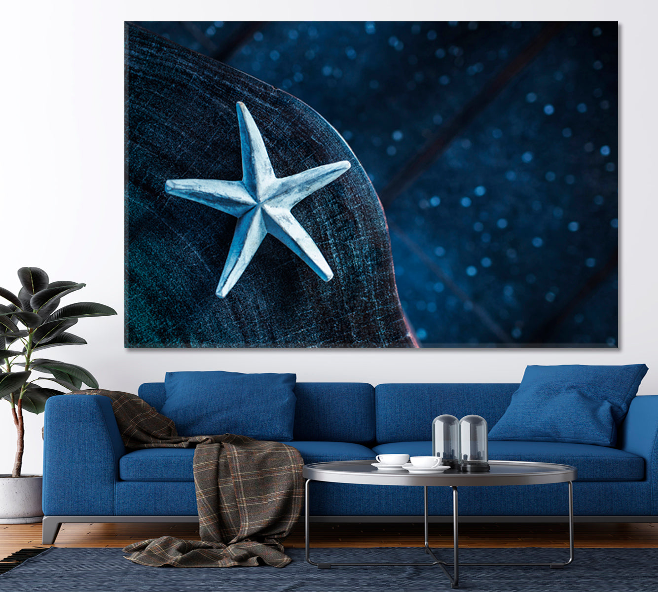 STARFISH Abstract SPA Concept Canvas Print Spa, Zen Wall Canvas Art Artesty 1 panel 24" x 16" 