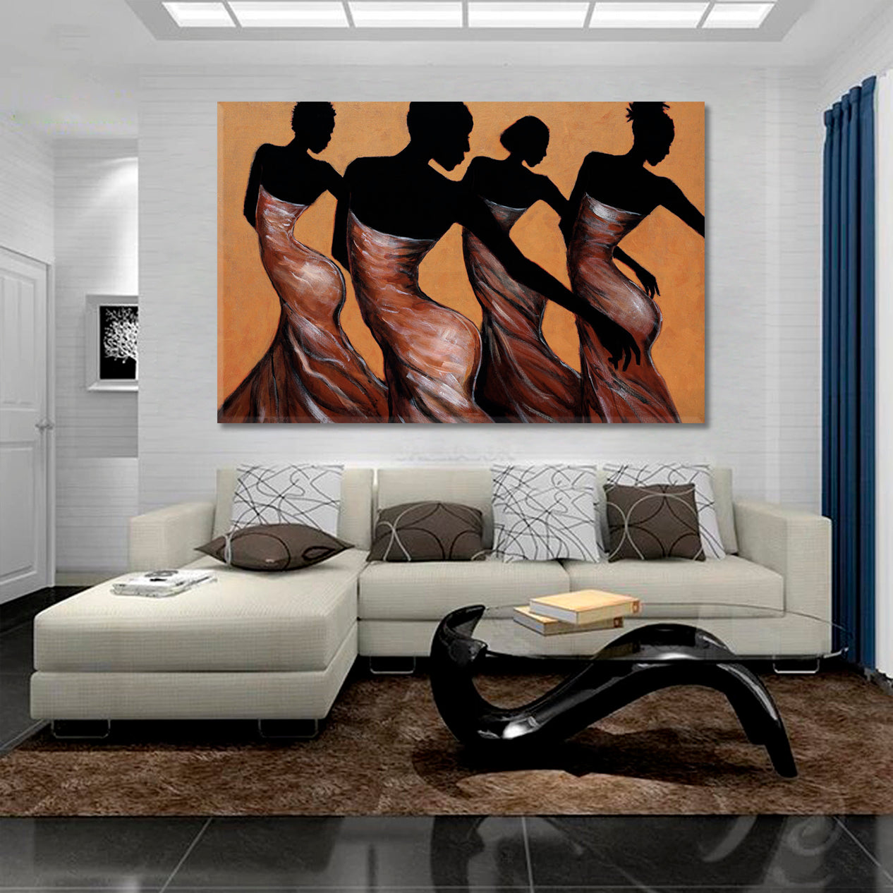 FAITH IN MOTION Graceful Dance Afro Beauty Fine Art Artesty   