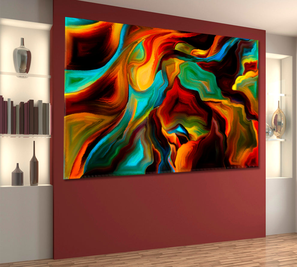 Inside Of Colors And Forms Abstract Design - Artesty.com