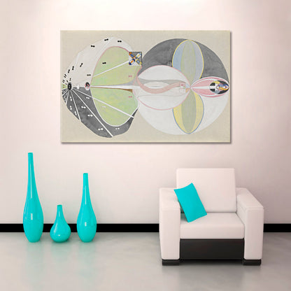 Abstract Geometric Art Incredible Soft Pastel Colors  Modern Canvas Print Abstract Art Print Artesty   