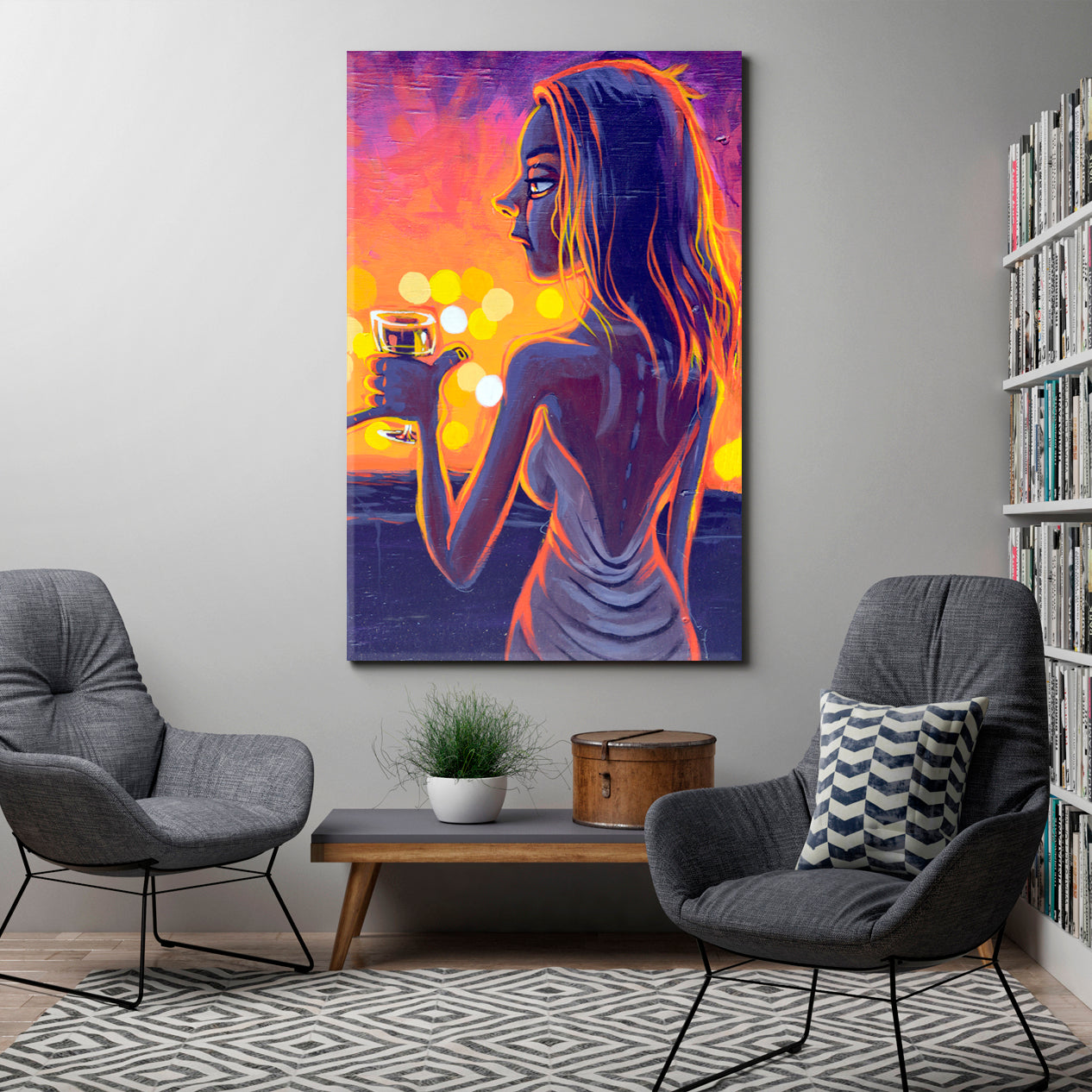 MAGIC NIGHT Woman In Montreal Fine Art Artesty   