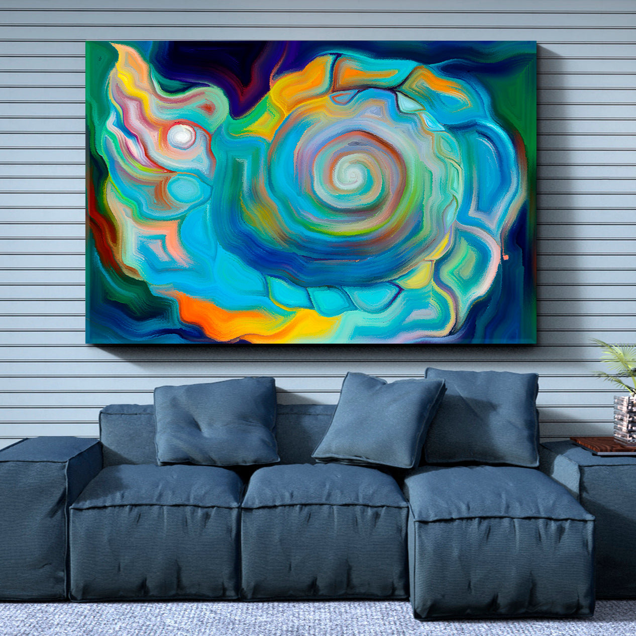 Abstract Seashell Paintings