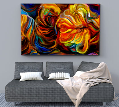 ABSTRACT SHAPES Contemporary Vivid Trendy Art Contemporary Art Artesty   