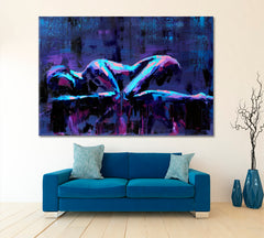 MOUNTAINS Lying Girl Body Shape Conceptual Abstract Painting Contemporary Art Artesty   
