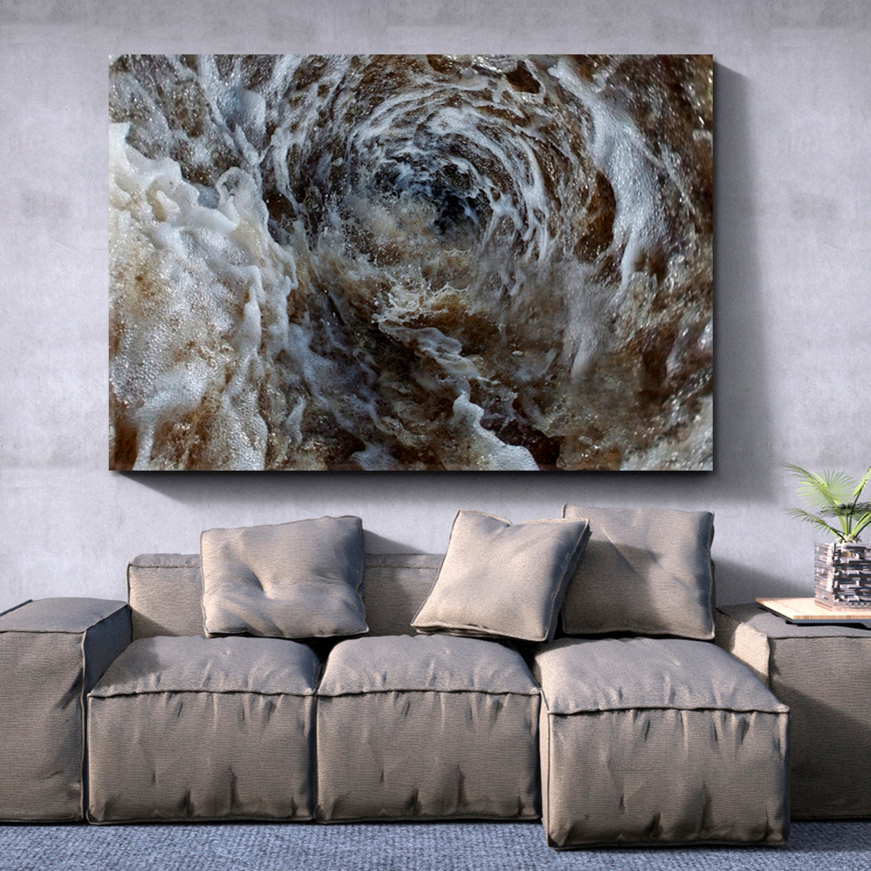 BULL'S EYE  Hurricane Storm Core Maelstrom Abstract Art Print Artesty   