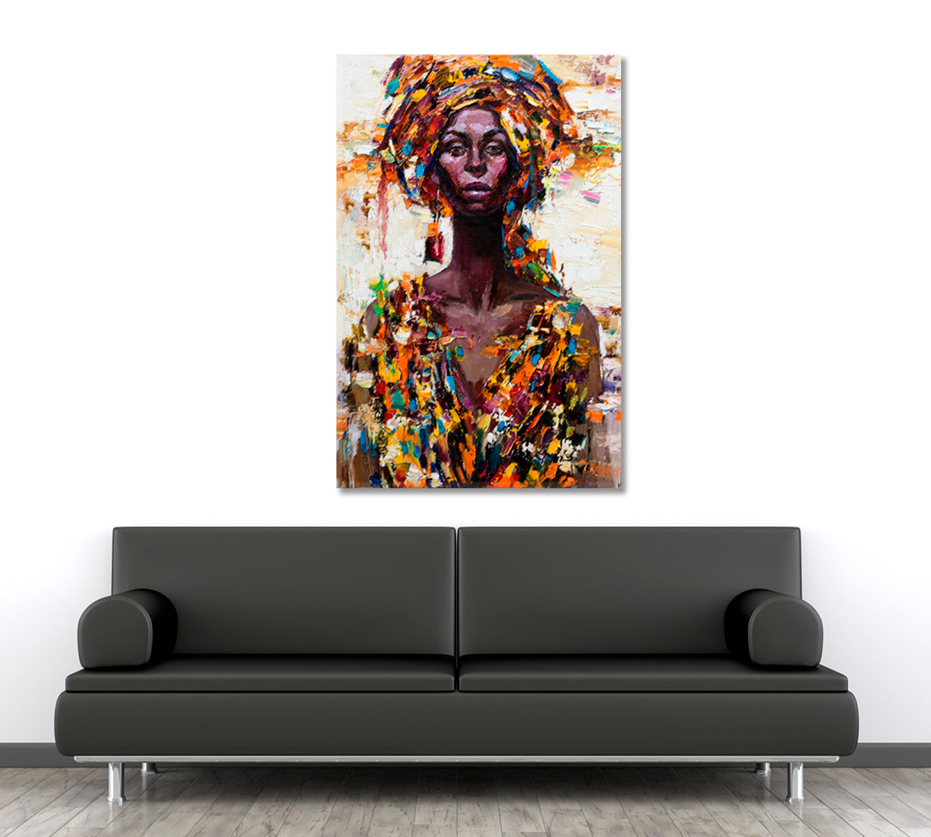 Vivid Beautiful Afro Woman Incredible Black Girl Poster People Portrait Wall Hangings Artesty   