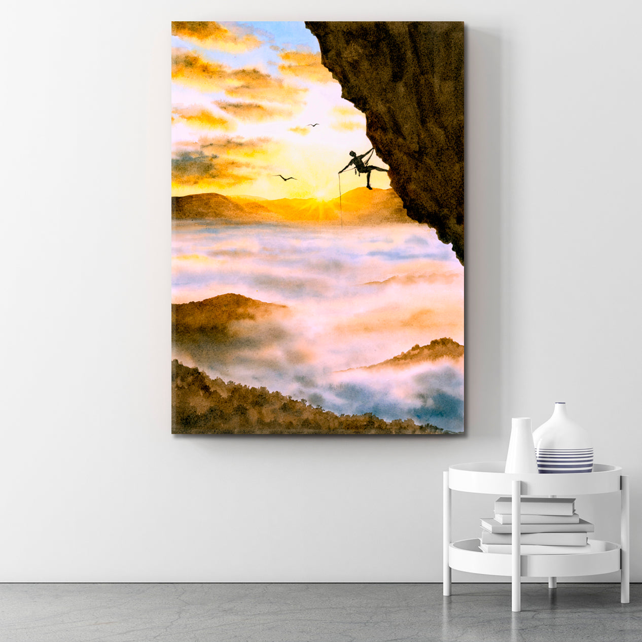 CLIFF Rock Climbing Scenery Landscape Fine Art Print Artesty   