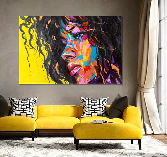 COLORS OF EMOTIONS Bright Expression Beautiful Woman People Portrait Wall Hangings Artesty   