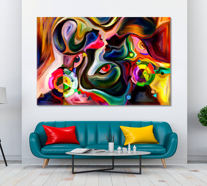 World Inside Of Colors And Shapes Contemporary Art Artesty   