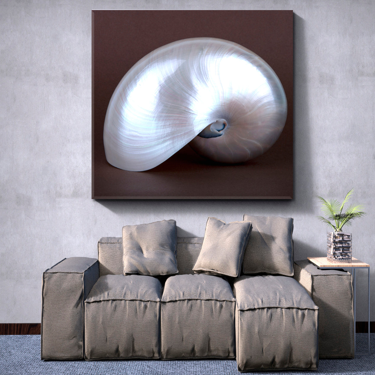 NAUTILUS POMPILIUS Pearl Shell Contemporary Art Artesty   