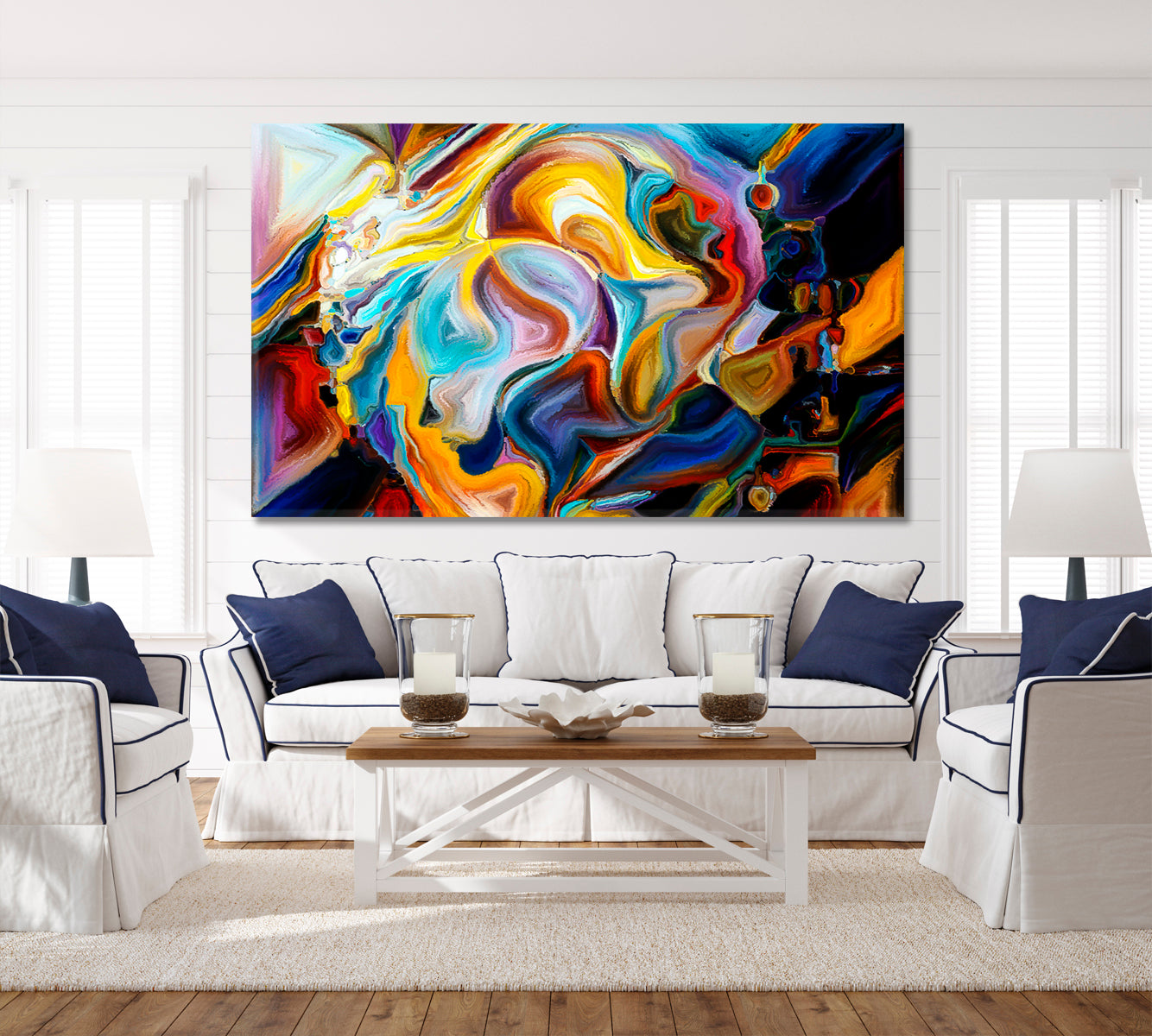 Mysticism Internal Reality Abstract Design Abstract Art Print Artesty 1 panel 24" x 16" 