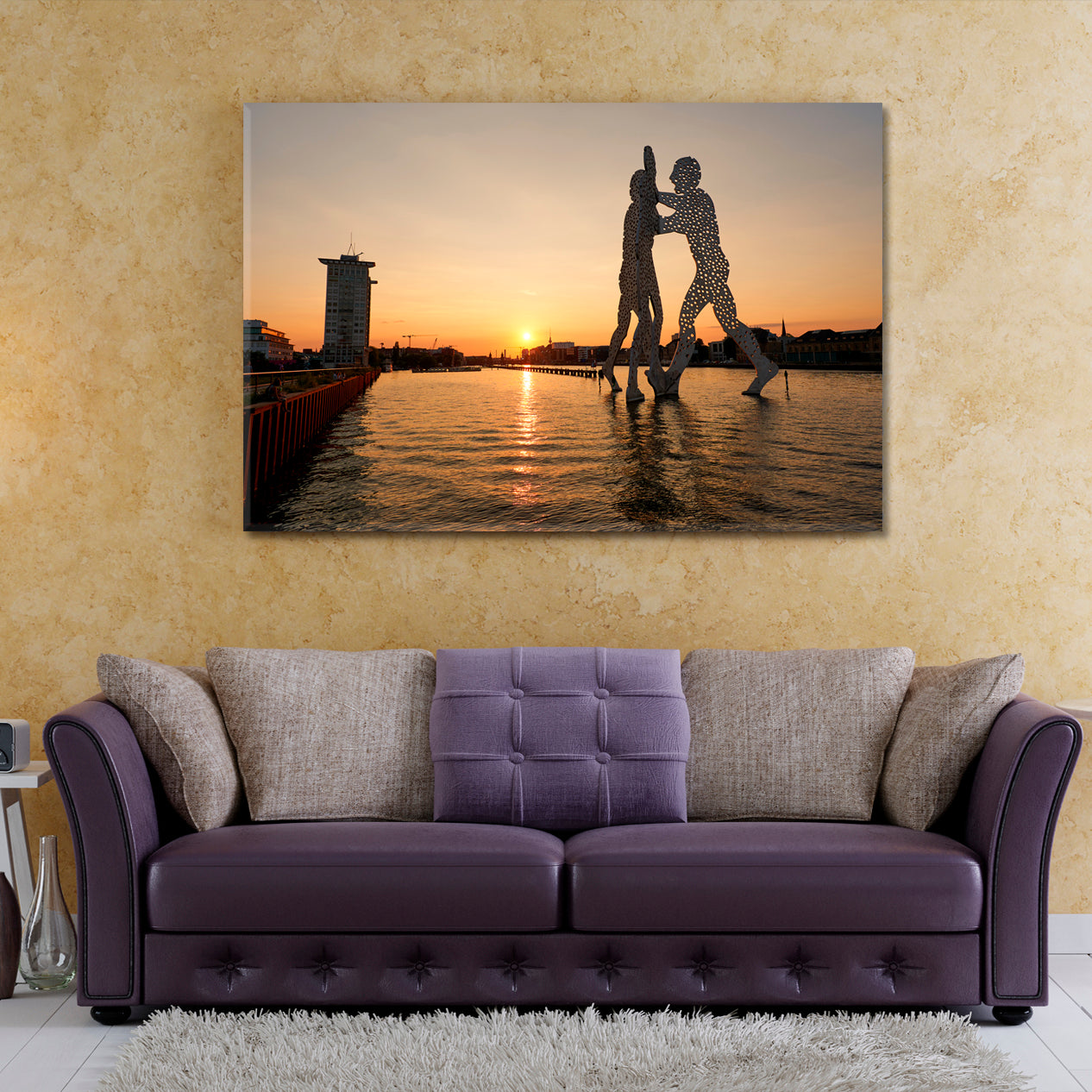 MOLECULE MAN Contemporary Urban Architecture Berlin Germany Famous Landmarks Artwork Print Artesty 1 panel 24" x 16" 