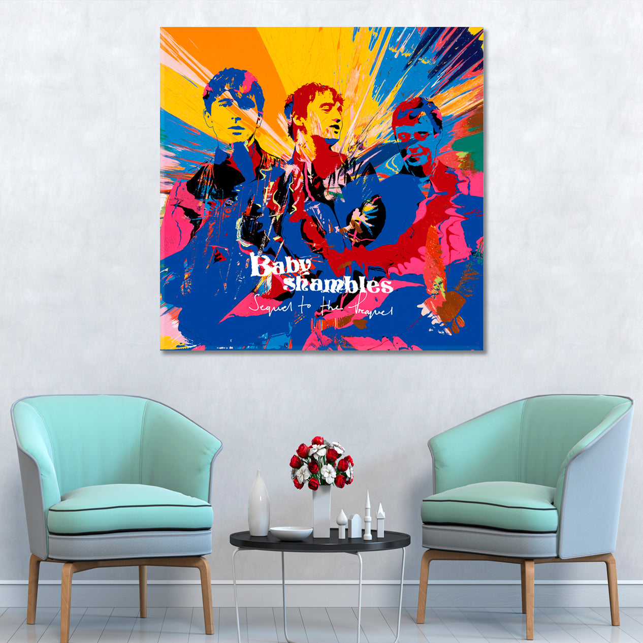 BABYSHAMBLES Rock Band Music Vivid Poster Music Wall Panels Artesty 1 Panel 12"x12" 