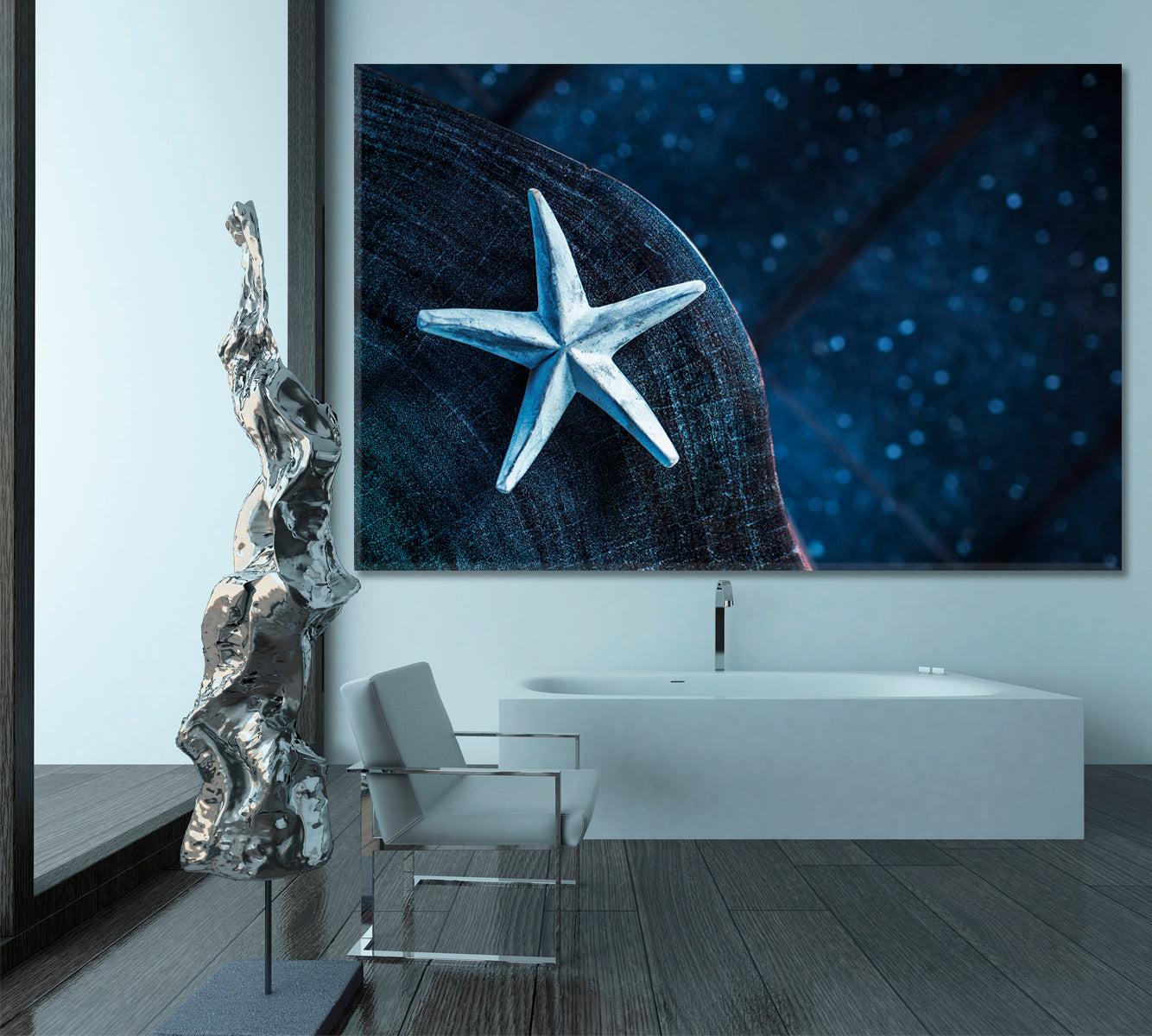 STARFISH Abstract SPA Concept Canvas Print Spa, Zen Wall Canvas Art Artesty   