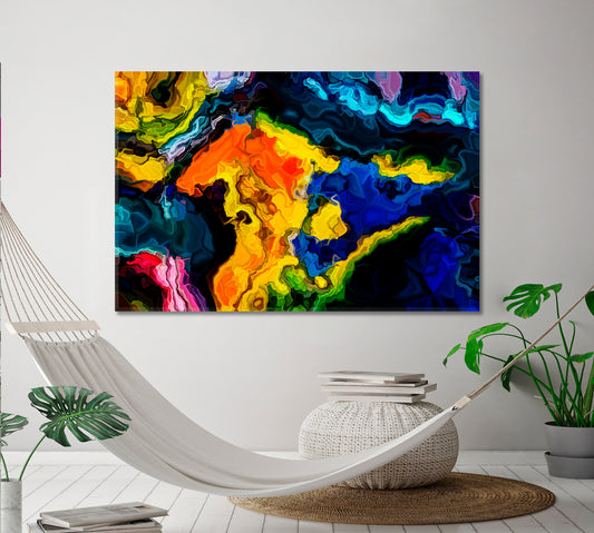 FLUID LINES  Abstract Art Abstract Art Print Artesty 1 panel 24" x 16" 