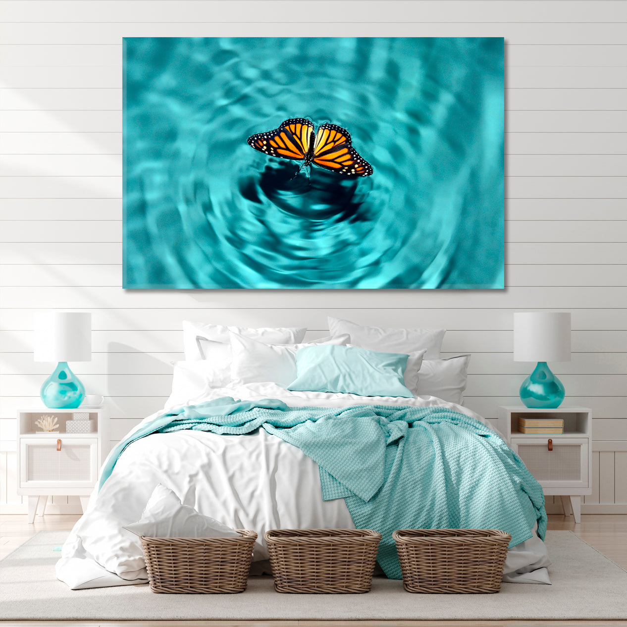 BUTTERFLY REFLECTION Wave Motion Water Photo Art Artesty   