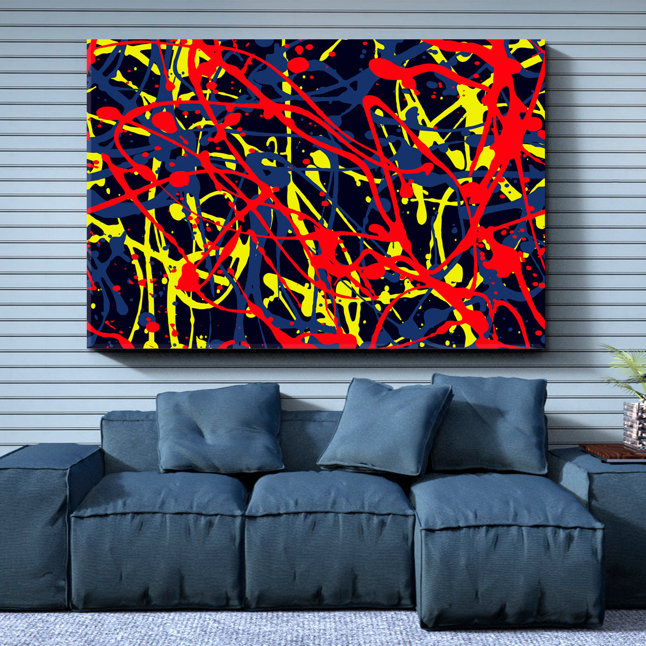Abstract Expressionism Style of Drip Painting Abstract Art Print Artesty   