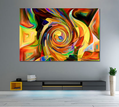 Sensitivity Abstract Art Print Artesty 1 panel 24" x 16" 