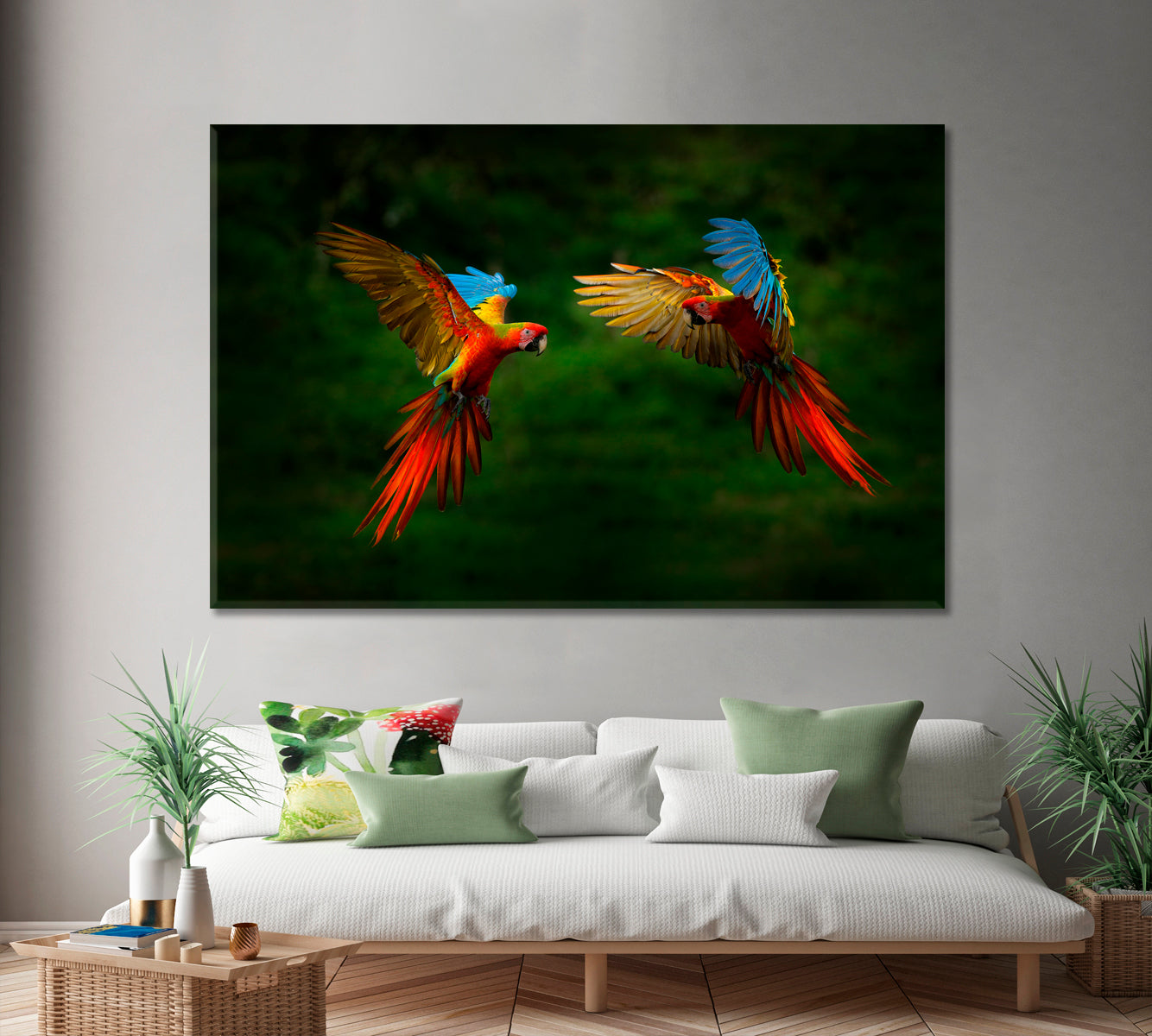 Wildlife Animals Canvas Print Artesty 1 panel 24" x 16" 