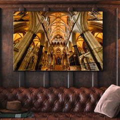 MOSES WINDOW Church Vaulted Ceiling Abstract Architecture UK Photo Art Artesty   