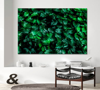 GREEN HOME Natural Tropical Leaf Floral & Botanical Split Art Artesty   