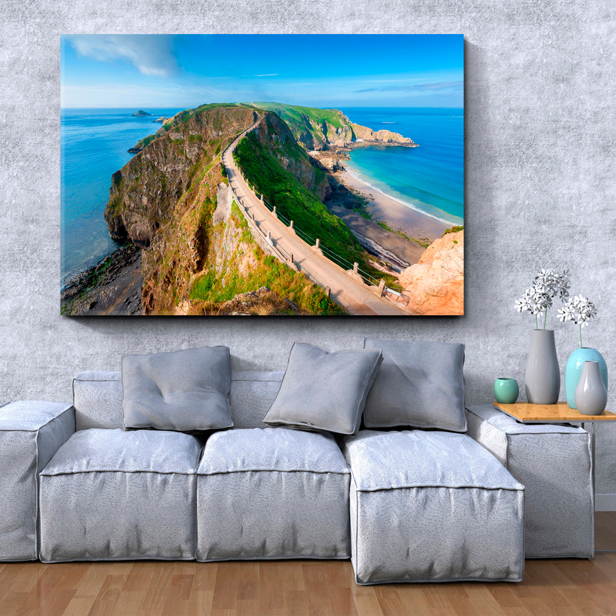 SARK Isthmus Sark Channel Islands United Kingdom UK Famous Landmarks Artwork Print Artesty 1 panel 24" x 16" 