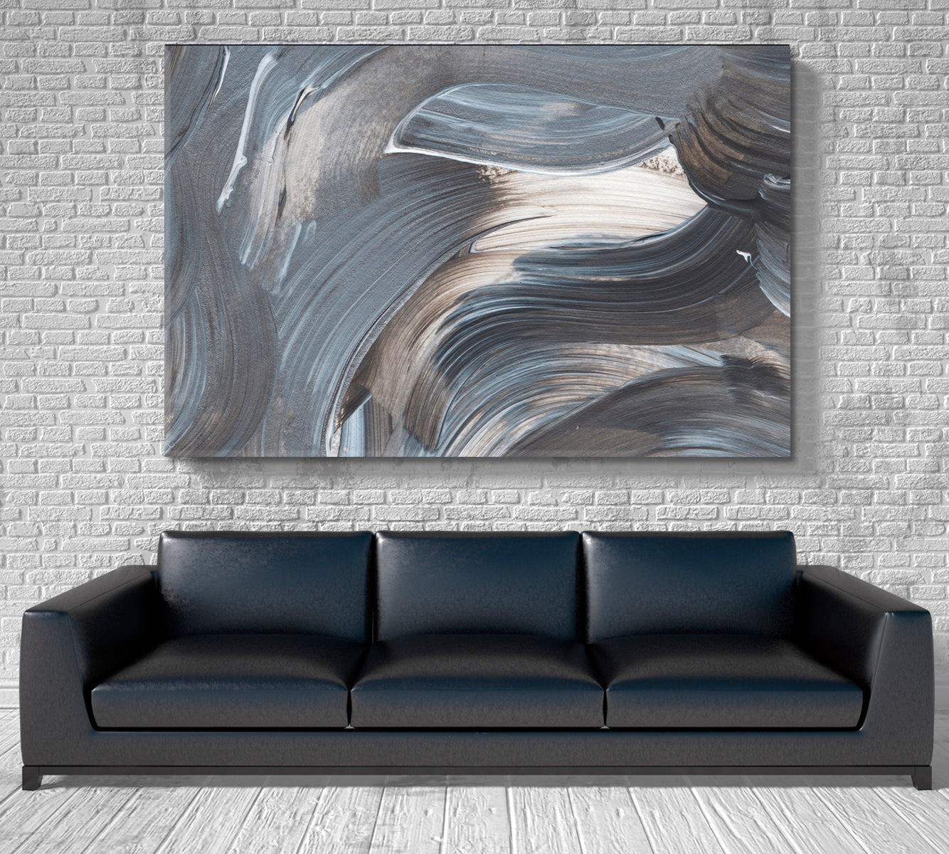 Modern Abstract Brush Strokes Reliefs Grunge Rough Tough Pattern Abstract Art Print Artesty   