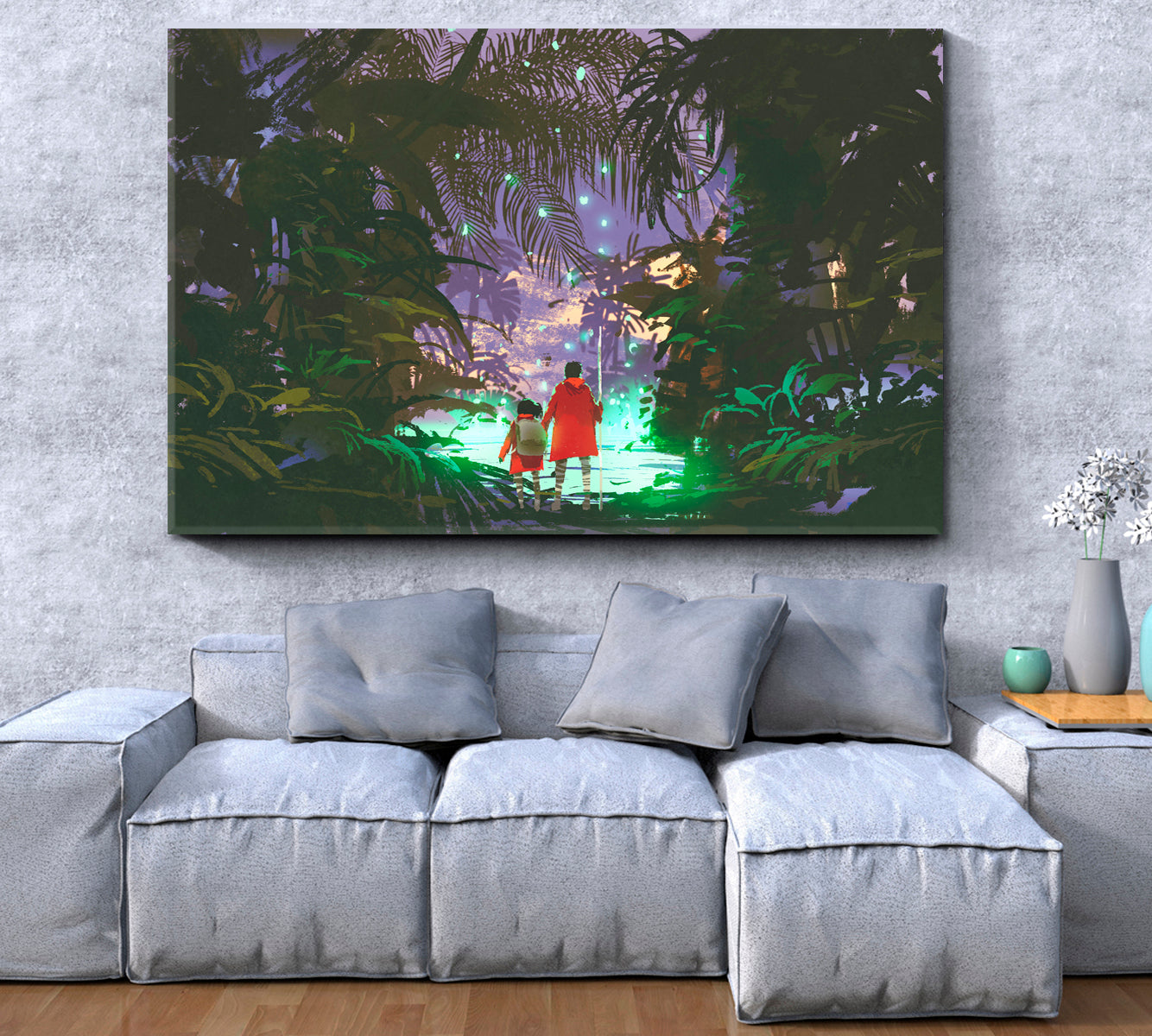 DREAMLIKE Fantasy Forest Surreal Fantasy Large Art Print Décor Artesty   