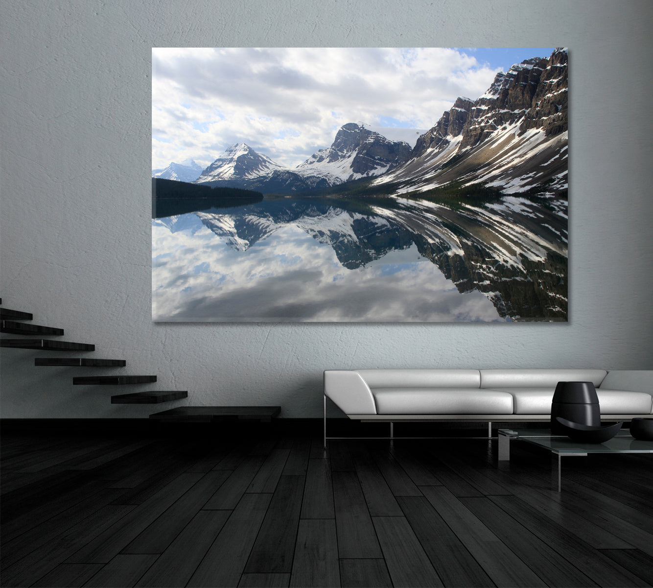 Nature Banff National Park Nature Wall Canvas Print Artesty 1 panel 24" x 16" 